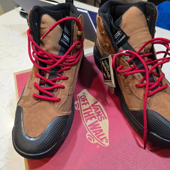 2021 Vans Ultrarange Exo Hi Gore-Tex MTE-2 vn0a5ks6 Dachshund Black MENS 10 NEW - Picture 2 of 13